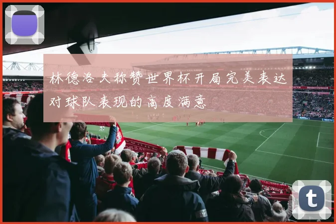 林德洛夫称赞世界杯开局完美表达对球队表现的高度满意